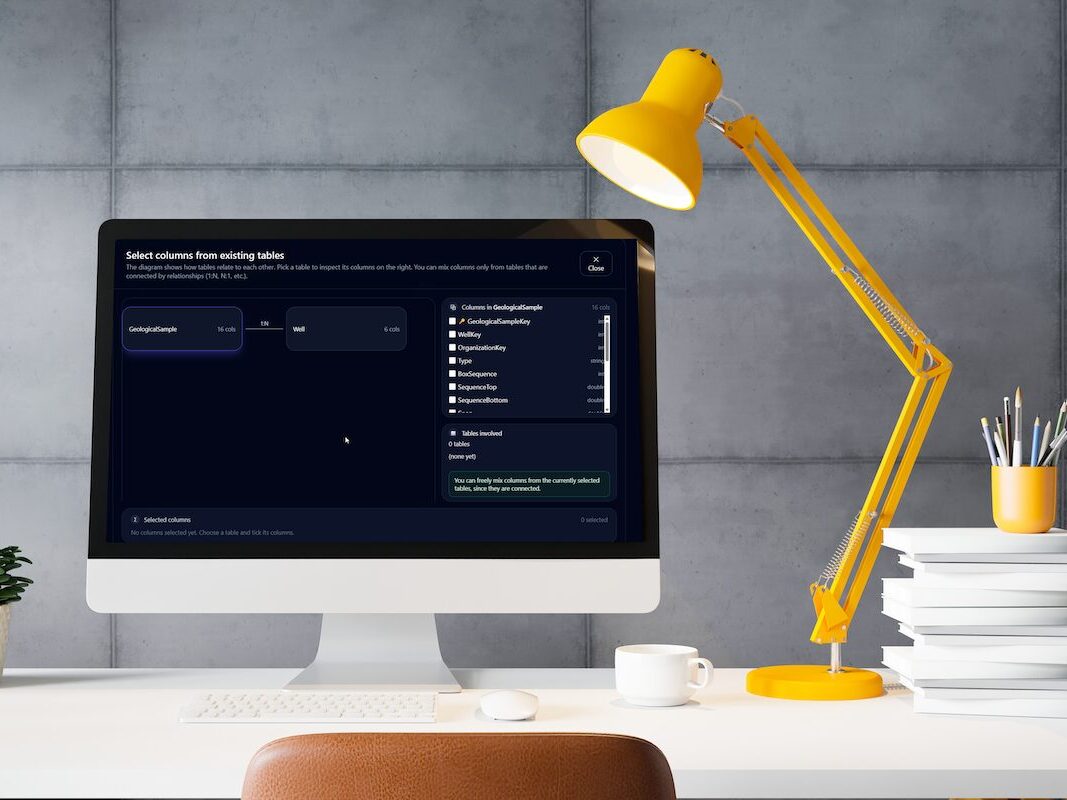 A computer monitor showing HAGE features built for regulatory applications.